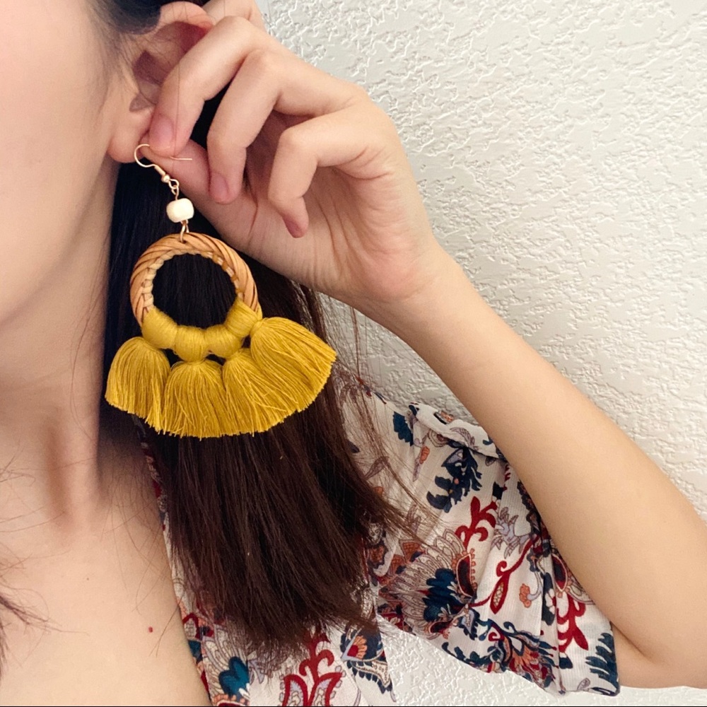 ❤️‍🔥𝕤𝕒𝕝𝕖❤️‍🔥 tassel earrings - Picture 3 of 5